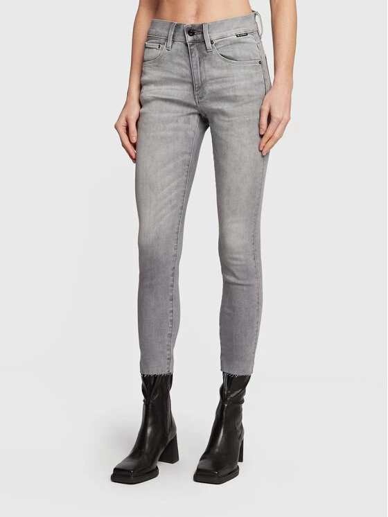 Προϋπολογισμός ✔️ G-Star Raw Γυναίκες Τζιν 3301 D21291-A634-C464 Γκρι Skinny Fit 😍