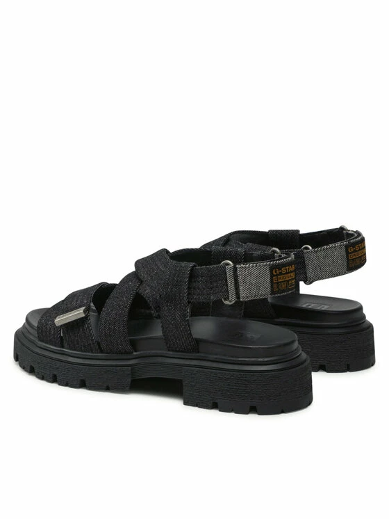 Καλύτερη πώληση 😀 G-Star Raw Γυναίκες Σανδάλια Xinva Dnm W 2211 030501 Μαύρο 🎁 - Image 3