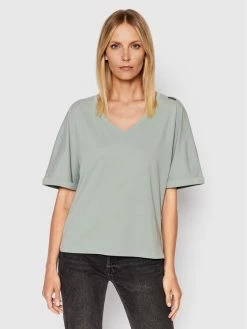 Κουπόνι 🔥 G-Star Raw Γυναίκες T-shirts T-Shirt Joosa D21195-B353-C959 Πράσινο Loose Fit 👏