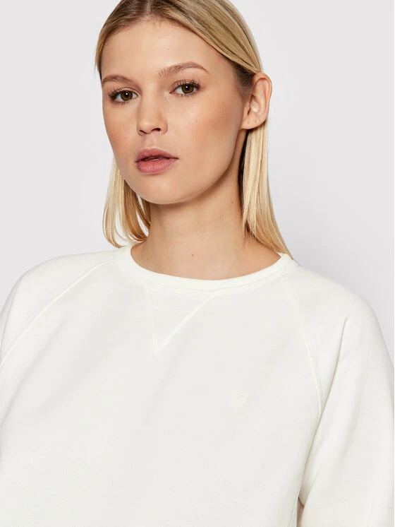 Το φθηνότερο 🧨 G-Star Raw Γυναίκες Μπλούζες Μπλούζα Premium Core D21253-C235-111 Λευκό Straight Fit 🔔 - Image 4