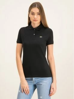 Το φθηνότερο ✔️ Lacoste Γυναίκες Μπλούζες Polo Polo PF7839 Μαύρο Classic Fit ✨