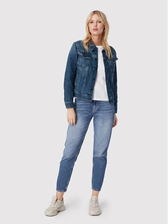 Πολύ καλή προσφορά 🧨 G-Star Raw Γυναίκες Τζιν Μπουφάν Τζιν μπουφάν Burten Stretch D20051-C911-C767 Σκούρο μπλε Regular Fit 🧨 - Image 2