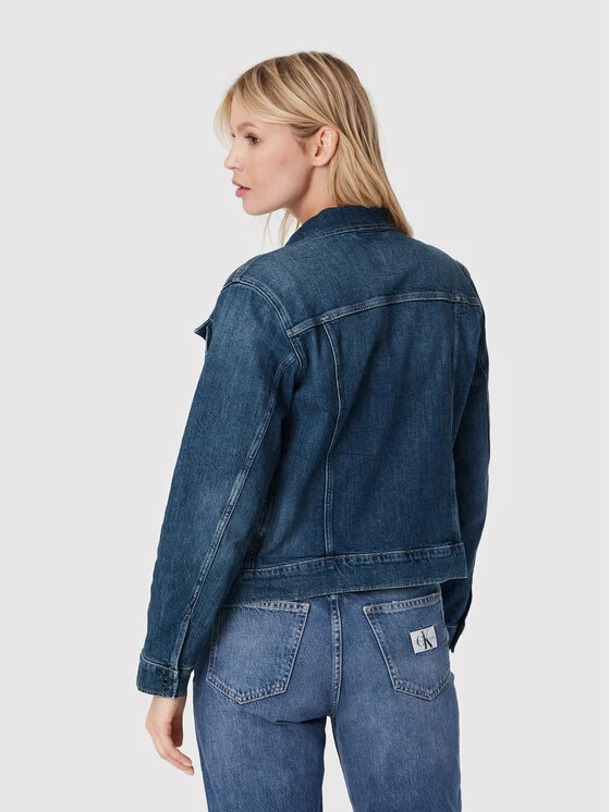 Πολύ καλή προσφορά 🧨 G-Star Raw Γυναίκες Τζιν Μπουφάν Τζιν μπουφάν Burten Stretch D20051-C911-C767 Σκούρο μπλε Regular Fit 🧨 - Image 3