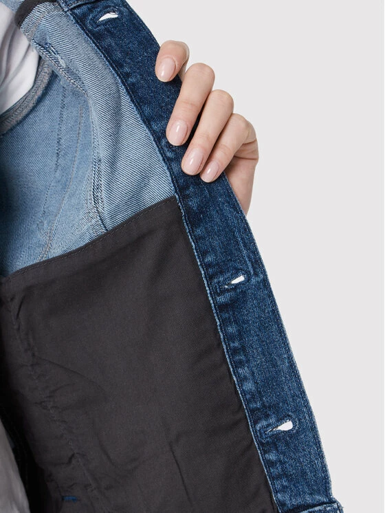 Πολύ καλή προσφορά 🧨 G-Star Raw Γυναίκες Τζιν Μπουφάν Τζιν μπουφάν Burten Stretch D20051-C911-C767 Σκούρο μπλε Regular Fit 🧨 - Image 5