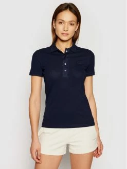 Φτηνός ⭐ Lacoste Γυναίκες Μπλούζες Polo Polo PF5462 Σκούρο μπλε Slim Fit 😍