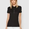 Κουπόνι 🌟 Lacoste Γυναίκες Μπλούζες Polo Polo PF5462 Μαύρο Slim Fit 😀