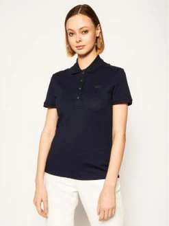 Προϋπολογισμός 🛒 Lacoste Γυναίκες Μπλούζες Polo Polo PF5462 Σκούρο μπλε Slim Fit 🛒