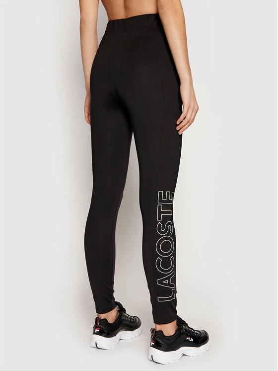Τοπ 10 ✨ Lacoste Γυναίκες Κολάν XF3901 Μαύρο Slim Fit 👏 - Image 3