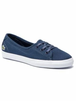 Καλύτερη πώληση ⭐ Lacoste Γυναίκες 👟 Sneakers Πάνινα παπούτσια Ziane Chunky Bl 2 Cfa 7-37CFA0064092 Σκούρο μπλε 😉