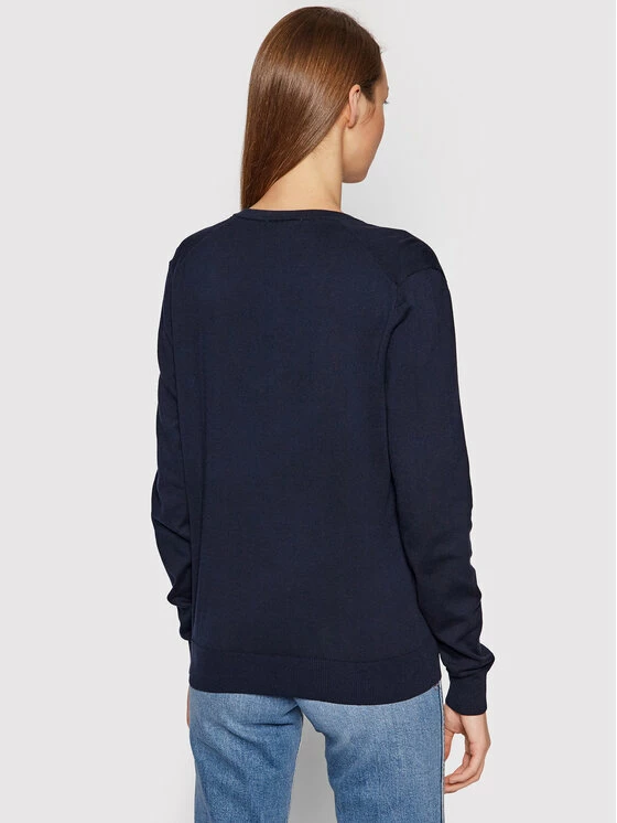 Εκπτωση 🔥 Lacoste Γυναίκες Πουλόβερ AF7013 Σκούρο μπλε Regular Fit ✔️ - Image 3