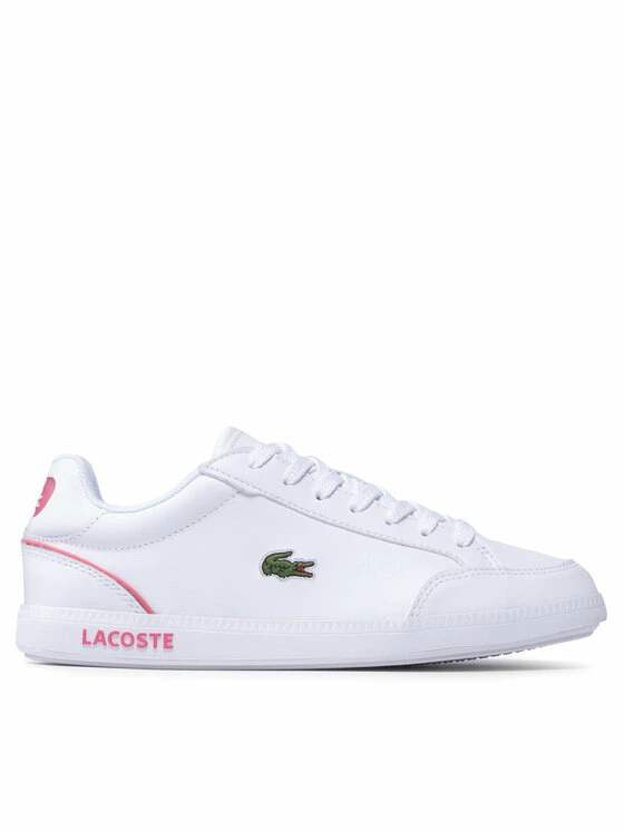 Flash Sale 🤩 Lacoste Γυναίκες Αθλητικά Graduate Cap 0121 1 Sfa 7-42SFA00261T4 Λευκό ❤️ - Image 2