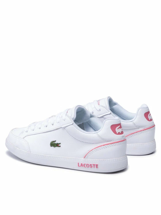 Flash Sale 🤩 Lacoste Γυναίκες Αθλητικά Graduate Cap 0121 1 Sfa 7-42SFA00261T4 Λευκό ❤️ - Image 3