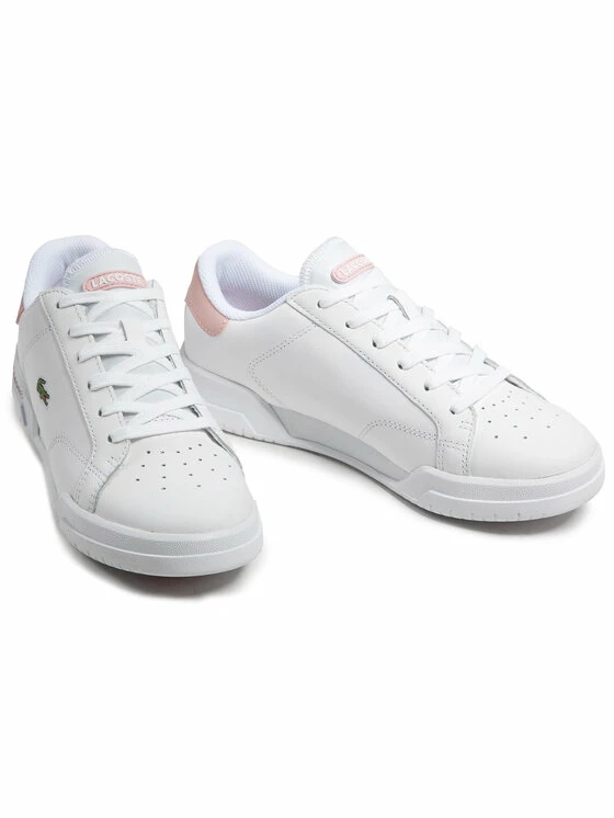 Το φθηνότερο 😍 Lacoste Γυναίκες Κοντά Αθλητικά Αθλητικά Twin Sarve 0721 1 Sfa 7-41SFA00671Y9 Λευκό ⭐ - Image 5