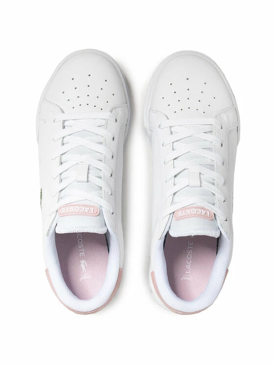 Το φθηνότερο 😍 Lacoste Γυναίκες Κοντά Αθλητικά Αθλητικά Twin Sarve 0721 1 Sfa 7-41SFA00671Y9 Λευκό ⭐ - Image 6