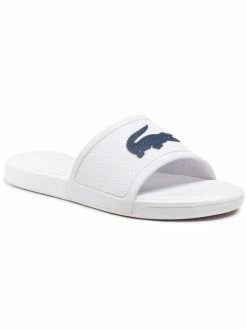 Ολοκαίνουργιο ❤️ Lacoste Γυναίκες Παντόφλες Slide 0921 1 Cuj 7-41CUJ0008X96 Λευκό 🛒