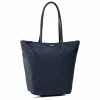 Τοπ 10 👏 Lacoste Γυναίκες Τσάντες Shoppers Τσάντα Vertical Shopping Bag NF1890PO Σκούρο μπλε 🤩