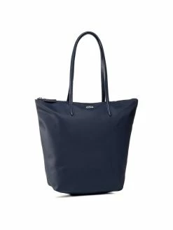 Τοπ 10 👏 Lacoste Γυναίκες Τσάντες Shoppers Τσάντα Vertical Shopping Bag NF1890PO Σκούρο μπλε 🤩