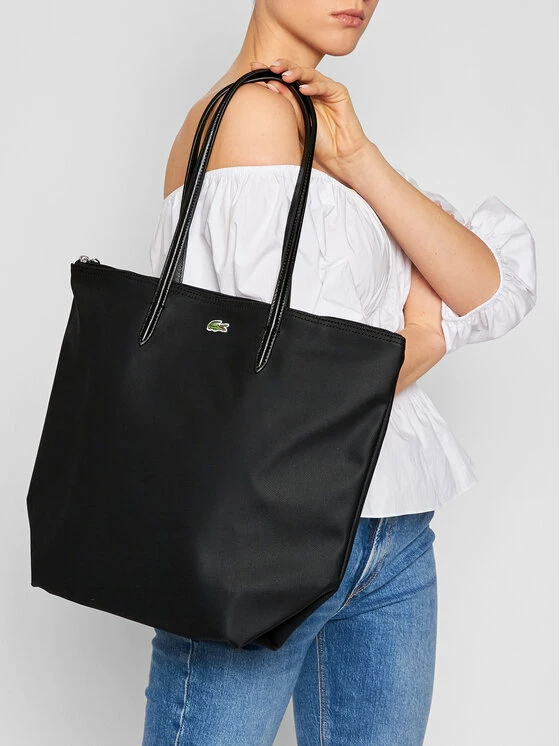 Φτηνός ⭐ Lacoste Γυναίκες Τσάντες Shoppers Τσάντα Vertical Shopping Bag NF1890PO Μαύρο 🛒 - Image 6