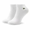 Προώθηση 😍 Lacoste Γυναίκες Κοντές Κάλτσες Κάλτσες Κοντές Unisex RA4184 Λευκό 😀