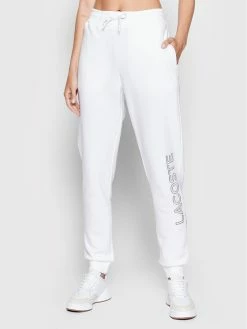 ΧΟΝΔΡΙΚΟ ΕΜΠΟΡΙΟ ⌛ Lacoste Γυναίκες Παντελόνια Φόρμας Παντελόνι φόρμας XF0205 Λευκό Regular Fit ❤️