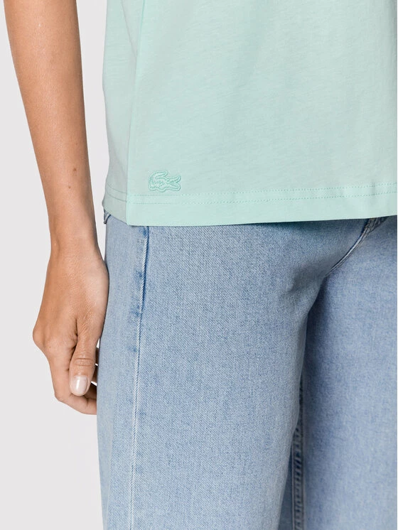 Η καλύτερη συμφωνία 🔥 Lacoste Γυναίκες T-shirts T-Shirt TF0202 Πράσινο Regular Fit ⭐ - Image 4
