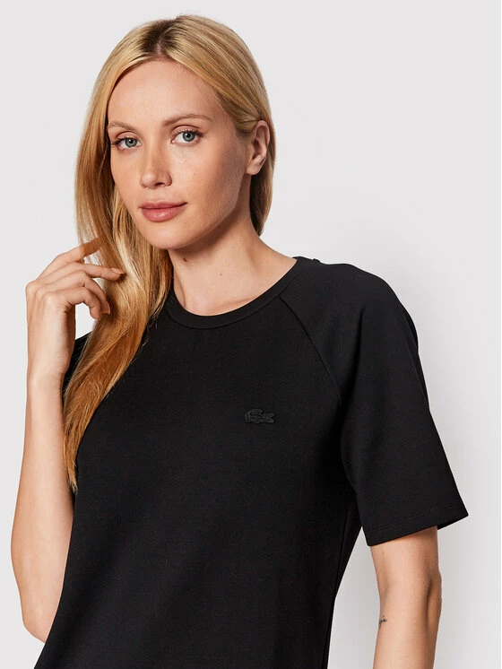 Αγορά ✨ Lacoste Γυναίκες Καθημερινά Φορέματα Φόρεμα καθημερινό EF0206 Μαύρο Regular Fit 🧨 - Image 4