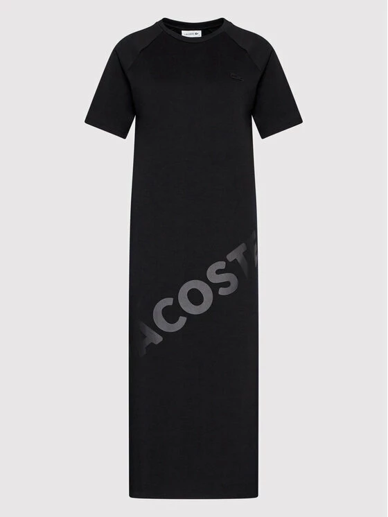 Αγορά ✨ Lacoste Γυναίκες Καθημερινά Φορέματα Φόρεμα καθημερινό EF0206 Μαύρο Regular Fit 🧨 - Image 5