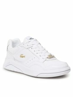 Εξοδος 🔔 Lacoste Γυναίκες Κοντά Αθλητικά Αθλητικά Game Advance Luxe 07221 Sfa 743SFA0023216 Λευκό ✔️