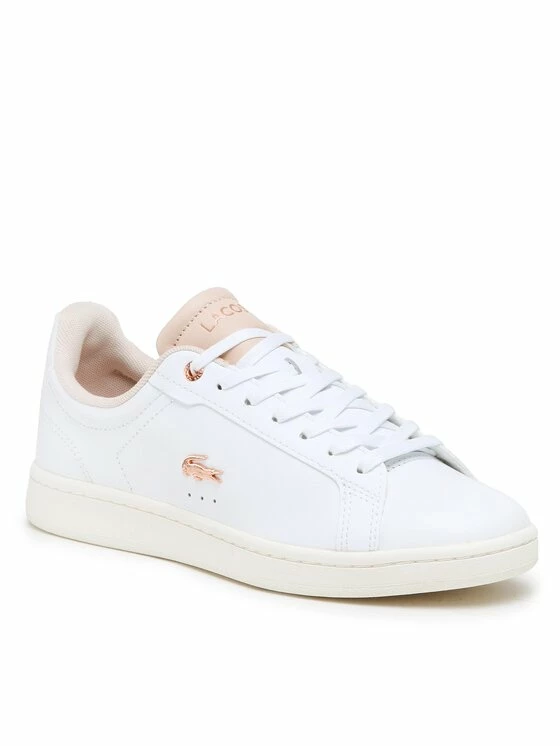 Νέος 🌟 Lacoste Γυναίκες Κοντά Αθλητικά Αθλητικά Carnaby Pro 222 4 Sfa 7-44SFA006165T Λευκό 💯