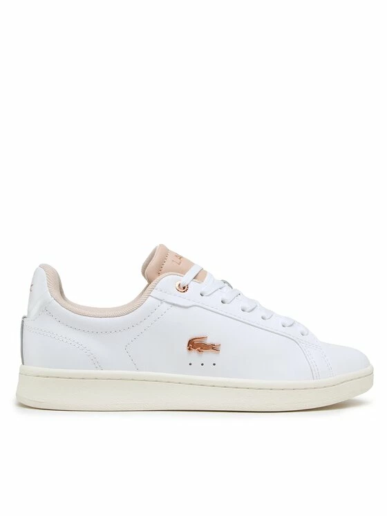 Νέος 🌟 Lacoste Γυναίκες Κοντά Αθλητικά Αθλητικά Carnaby Pro 222 4 Sfa 7-44SFA006165T Λευκό 💯 - Image 2