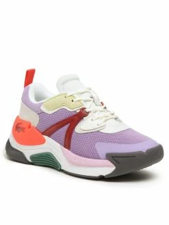 Ολοκαίνουργιο 🎁 Lacoste Γυναίκες Κοντά Αθλητικά Αθλητικά Lw2 Xtra 222 1 Swa 7-44SFA0050Z54 Μωβ 🤩