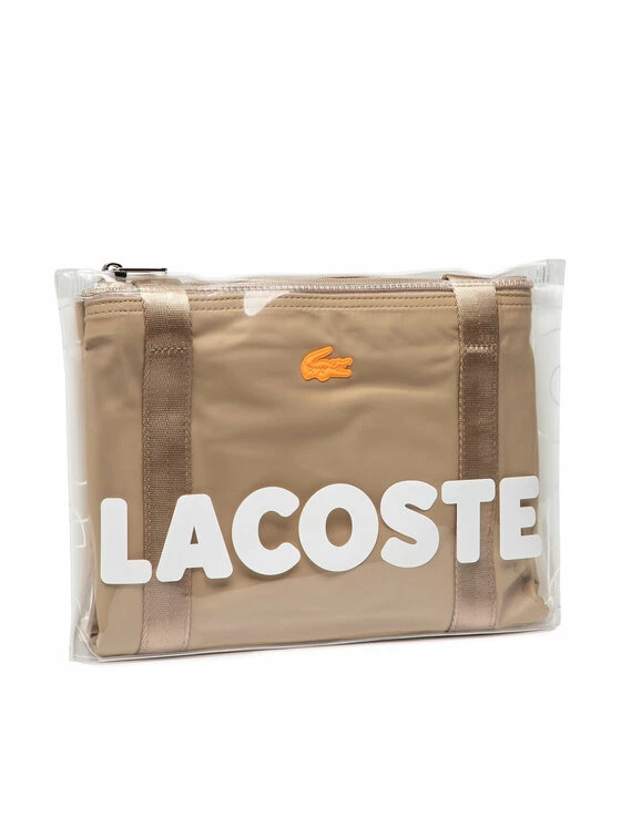 Η καλύτερη συμφωνία ⌛ Lacoste Γυναίκες Τσάντες Shoppers Τσάντα Xl Shopping Bag NF3816YA Μπεζ 🎁 - Image 3