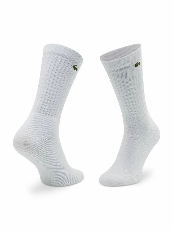 Η καλύτερη συμφωνία ✔️ Lacoste Γυναίκες Ψηλές Κάλτσες Κάλτσες Ψηλές Unisex RA4182 Λευκό ⭐ - Image 2