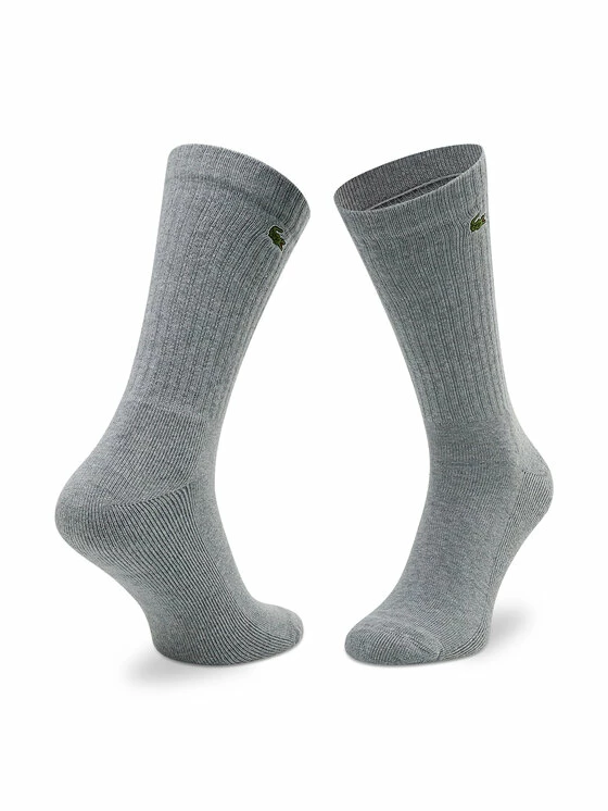 Flash Sale 🤩 Lacoste Γυναίκες Ψηλές Κάλτσες Κάλτσες Ψηλές Unisex RA4182 Λευκό ⭐ - Image 3