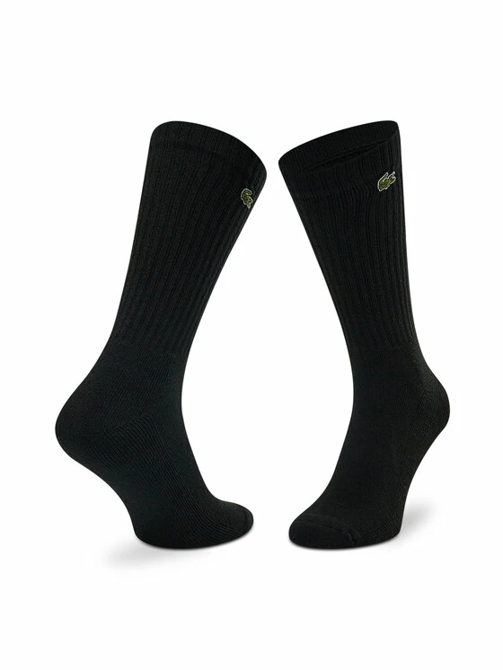 Flash Sale 🤩 Lacoste Γυναίκες Ψηλές Κάλτσες Κάλτσες Ψηλές Unisex RA4182 Λευκό ⭐ - Image 4