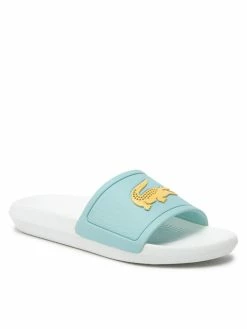 Η καλύτερη συμφωνία 👏 Lacoste Γυναίκες Παντόφλες CrocoSlide 0922 3 CFA 7-43CFA00419A4 Μπλε 🥰