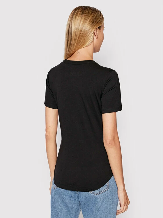 Κουπόνι 😀 G-Star Raw Γυναίκες T-shirts T-Shirt Mysid Optic D21241-C506-6484 Μαύρο Slim Fit 🌟 - Image 3