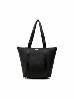 Το φθηνότερο ✨ Lacoste Γυναίκες Τσάντες Shoppers Τσάντα M Shopping Bag NF3619YA Μαύρο 🎁