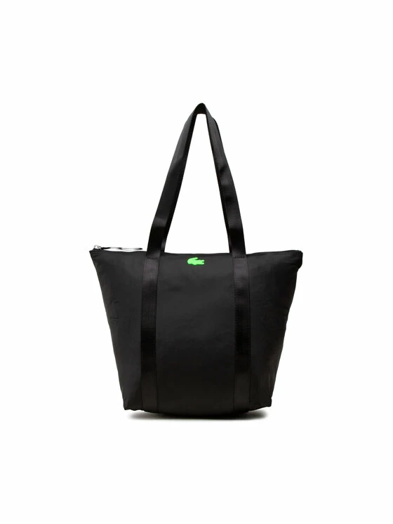Το φθηνότερο ✨ Lacoste Γυναίκες Τσάντες Shoppers Τσάντα M Shopping Bag NF3619YA Μαύρο 🎁