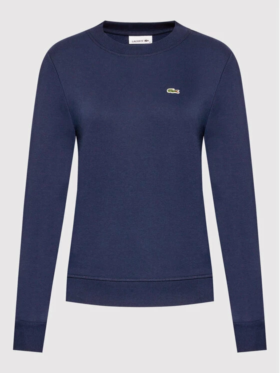 Καλύτερη πώληση 😍 Lacoste Γυναίκες Μπλούζες Χωρίς Φερμουάρ Μπλούζα SF7089 Σκούρο μπλε Regular Fit ✔️ - Image 5