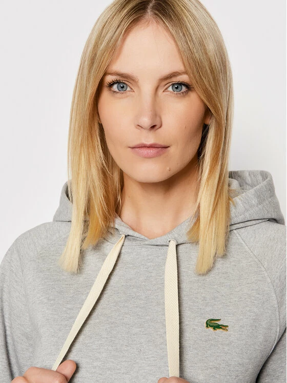 Flash Sale 🤩 Lacoste Μπλούζες Χωρίς Φερμουάρ Μπλούζα Unisex SH9202 Γκρι Loose Fit 🛒 - Image 6
