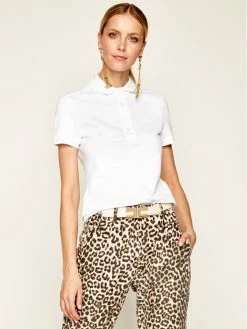 Προϋπολογισμός 🤩 Lacoste Γυναίκες Μπλούζες Polo Polo PF5462 Λευκό Slim Fit 🛒