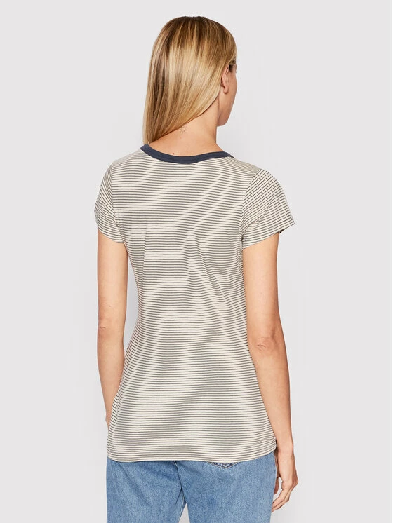 Κουπόνι 😀 G-Star Raw Γυναίκες T-shirts T-Shirt Eyben Stripe D21314-C483-D166 Έγχρωμο Slim Fit ✔️ - Image 3