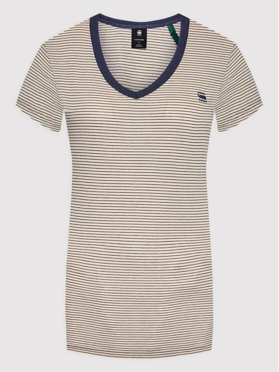 Κουπόνι 😀 G-Star Raw Γυναίκες T-shirts T-Shirt Eyben Stripe D21314-C483-D166 Έγχρωμο Slim Fit ✔️ - Image 5