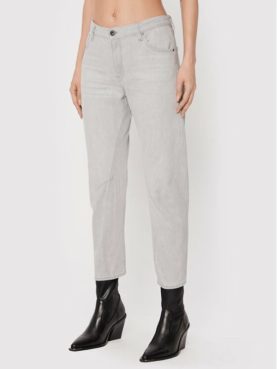 Η καλύτερη συμφωνία 🤩 G-Star Raw Γυναίκες Boyfriends Τζιν Arc 3D Boyfriend D19821-D109-D127 Γκρι Relaxed Fit 🎁