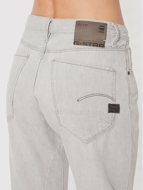 Η καλύτερη συμφωνία 🤩 G-Star Raw Γυναίκες Boyfriends Τζιν Arc 3D Boyfriend D19821-D109-D127 Γκρι Relaxed Fit 🎁 - Image 4