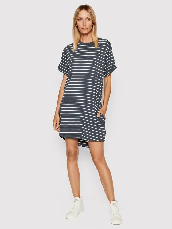 Το φθηνότερο 🧨 G-Star Raw Γυναίκες Καθημερινά Φορέματα Φόρεμα καθημερινό Lash Fem D21383-C483-D166 Σκούρο μπλε Loose Fit 😉 - Image 2