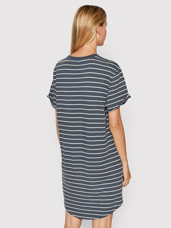 Το φθηνότερο 🧨 G-Star Raw Γυναίκες Καθημερινά Φορέματα Φόρεμα καθημερινό Lash Fem D21383-C483-D166 Σκούρο μπλε Loose Fit 😉 - Image 3