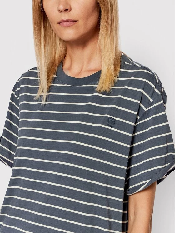 Το φθηνότερο 🧨 G-Star Raw Γυναίκες Καθημερινά Φορέματα Φόρεμα καθημερινό Lash Fem D21383-C483-D166 Σκούρο μπλε Loose Fit 😉 - Image 4