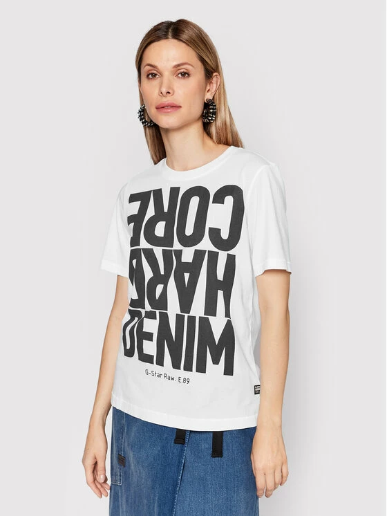 Καλύτερες κριτικές για 🎁 G-Star Raw Γυναίκες T-shirts T-Shirt Lyon D21661-4107-110 Λευκό Regular Fit 😀